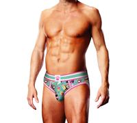 Prowler Sundae Print Backless Brief Green Pink, S