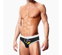 Prowler Swim Brief Black Oversized Paw XXLarge - UK Waist Size - 36" - 40" - One Count