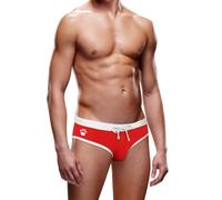 Prowler Swim Brief Red Medium - Features Our Classic Paw Logo on The Waistband - (UK Size - 30"-32")