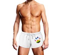 Prowler Swim Trunk White Oversized Paw Large - UK Waist Size - 32" - 36" - One Count