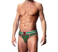 Prowler Tartan 1 Open Brief - UK Size Extra Large 34" - 38" Waist - Mens Premium Kinky Underwear Multicolor