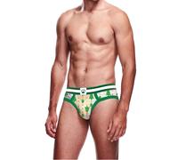 Prowler Trees & Polka Dots Brief Green