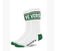 Prowler Vers Socks Medium Ribbed Calf Support Crew Length Contrast Heel Toe
