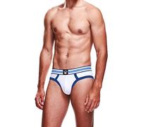 Prowler White & Blue Brief, Super Comfy With Elasticated Waist Band (Medium 30"-32")
