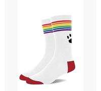 Prowler White Pride Socks Gay Male Sexy Printed Socks