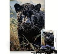 Prowling Jaguar Jigsaw Puzzles 1000 Pieces for Adults Reason Skill Toy Calm Relax Exact Cut Heartfelt Gift (38x52cm)