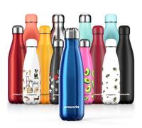 Proworks Performance Stainless Steel Sports Water Bottle | Double Insulated Vacuum Flask for 12 Hours Hot & 24 Hours Cold Drinks - Great for Home, Work, Gym & Travel - 1 Litre - BPA Free - Blue