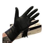 Proworks Premium Nitrile Gloves 100 Pcs BlackM Black