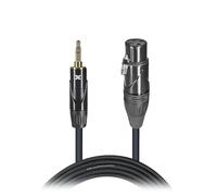 ProX Cables XC-MXF05-5ft. Balanced High Performance Interconnect Microphone DJ Audio Mixer Cable Female XLR to 3.5MM Connector