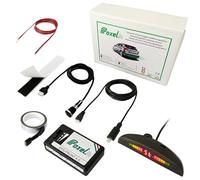 Proxel - Electromagnetic Parking Sensors Invisible, Front, EPS-FRONT 4.0 with Display, Without Drilling the Bumper, Universal and Original Kit