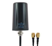 Proxicast Vandal Resistant 2x2 MIMO Low Profile 4G/5G Omni-Directional Screw Mount Antenna - 10 ft Coax Leads - for Cisco, Cradlepoint, Digi, Pepwave, Sierra Wireless and Others (ANT-121-M22)