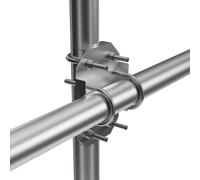 Proxicast X-BOOM Antenna Mast Cross-Over Bracket Kit for 1.25" to 2.0" OD Pipes - Includes Heavy Duty Right-Angle Plate & Mounting Hardware
