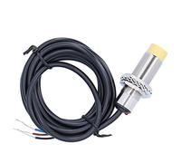 Proximity Switch Sensor, 3 Wire DC6-36V Approach Sensor with 196cm Cable, Steel Housing and ABS Head for CNC Machines Textile Equipment Security Systems (TOSD-04-505 NPN normally open)
