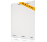 Proxinova Metal Access Panel Push Lock 300x300mm - Plasterboard Access Panel with Key Lock, Loft Hatch Cover for Wall and Ceiling Installations