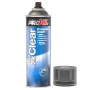 ProXL 2K Clear Coat Lacquer Spray - 500 ml | Crystal Clear, High Gloss Finish | Easy Apply | Scratch & Chemical Resistant | High Gloss Retention | Polishable After 24 Hours | Vari Nozzle Included
