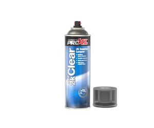 ProXL 2K Clear Coat Lacquer Spray - 500 ml | Crystal Clear, High Gloss Finish | Easy Apply | Scratch & Chemical Resistant | High Gloss Retention | Polishable After 24 Hours | Vari Nozzle Included