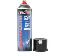 ProXL Xpress High Build Primer Aerosol Spray, White - 500 ml | Fast-Drying, High Film Thickness | Strong Adhesion to Metal Substrates | Smooth, Non-Porous Finish Ideal For Topcoat | Dual Nozzle System