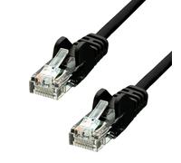 ProXtend CAT5e U/UTP CCA PVC Black 25CM