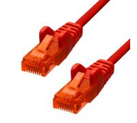 ProXtend CAT6 U/UTP CCA PVC Ethernet Cable Red 20CM