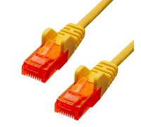ProXtend CAT6 U/UTP CCA PVC Ethernet Cable Yellow 25CM
