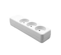 ProXtend K3-0W Power Strip - 3-Way Type K White No Plug