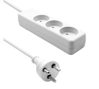 ProXtend KIT3-KIT04W Power Strip - 3-Way 4m White Extension Lead