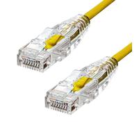 ProXtend Ultra Slim CAT6 U/UTP CU LSZH Ethernet Cable Yellow 5M