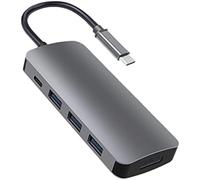 ProXtend USBC-MULTI1S Base Para portátil y replicador de puertos Alámbrico USB 3.2 Gen 1 (3.1 Gen 1) Type-C Grey,