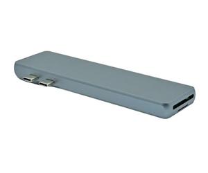 ProXtend USBC-MULTI8-001 station d'accueil USB 3.2 Gen 1 (3.1 Gen 1) Type-C Gris