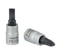 Proxxon 1/4 Inch Inserts for Slotted Screws, 33 mm, FD 4 mm