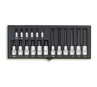 Proxxon 18 Piece Hex Key Socket Set (1/4" & 1/2")