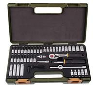 Proxxon 23280 Socket Set, 0 V, Multi-Colour, 1/4-Inch, Set of 49 Piece