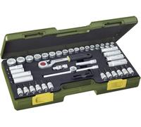 Proxxon 23282 47-Piece Socket Spanner Set with Ratchet Wrench 3/8 Inch