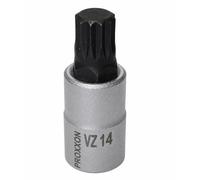 PROXXON 23327 Multi-Tooth XZN Bit Socket VZ14 Length 55 mm Drive 12.5 mm (1/2 Inch)