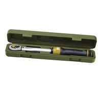 PROXXON 23350 Torque Wrench (Ratchet, Reversible Ratchet), ⅜-inch (10 mm), Square Drive, for 12-60 Nm, Total Length: 370 mm.