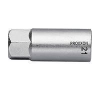 PROXXON 23444 Spark plug sockets size 21mm with 1/2-Inch Square Drive with TPR (thermoplastic rubber) insert for holding