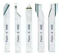 PROXXON 24550 Cutting tools five piece set 10x10 length 80mm