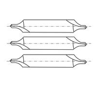 Proxxon Three Piece Centre Drill Set