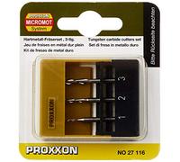 PROXXON 3 Piece Tungsten Milling Cutter Set