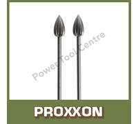 Proxxon 28724 Wolfram Vanadium Steel Flame Milling Bits 6mm Pack of 2 NO 28 724