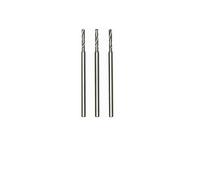 Proxxon 28858 1.6mm Tungsten Vanadium Micro Twist Drill Bits, 3-Piece, Silver