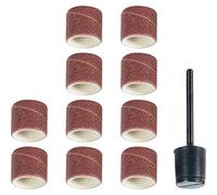 Proxxon 28978 1 x Träger mit 10 Schleifbändern Form Zylinder Korn 120 Ø14mm Schaft Ø3mm