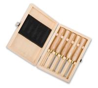 PROXXON 5PC Small Chisel Set For Wood Turning HSS 27023 From RDGTools