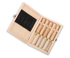PROXXON 5PC Small Chisel Set For Wood Turning HSS 27023 From RDGTools