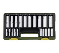 Proxxon Bit Set 20-Piece Matt Chrome Plated in Plastic Case
