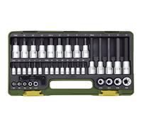 Proxxon Bit Set 42-Piece Compact Case Hex TX Socket Wrench Kit 23290