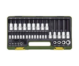 Proxxon Bit Set 42-Piece Compact Case Hex TX Socket Wrench Kit