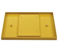 Proxxon Chip collection tray (L x W x H) 388 x 308 x 24 mm, colour yellow, for micro milling cutter MF 70, fine milling FF 230 and FF 250/BL 24116