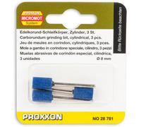 Proxxon Corundum Grinding Bit Cylinder 8 X 13mm - (Pkt 3)