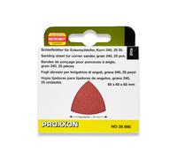 PROXXON Delta Multitool Sanding Pads For OZI/E 80, 150 Or 240 Grit Pack Of 25